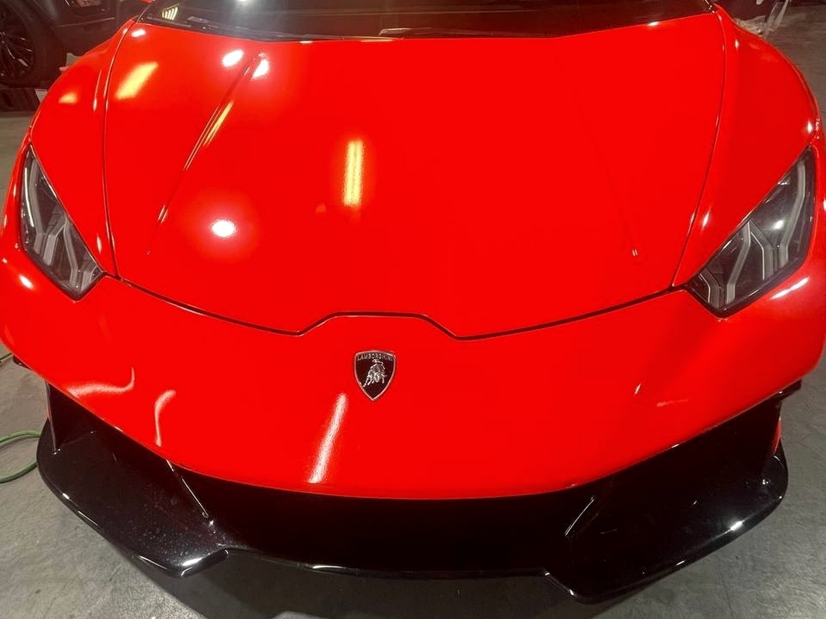 Lamborghini Huracán protected with paint protection film
