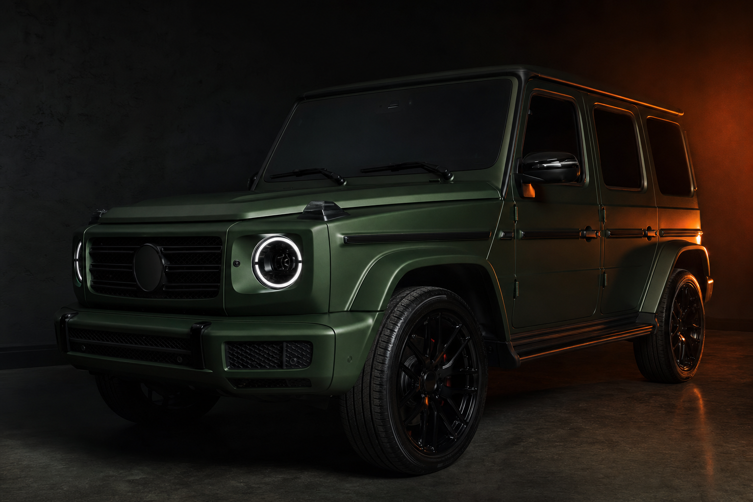 G-Wagon wrap matte green